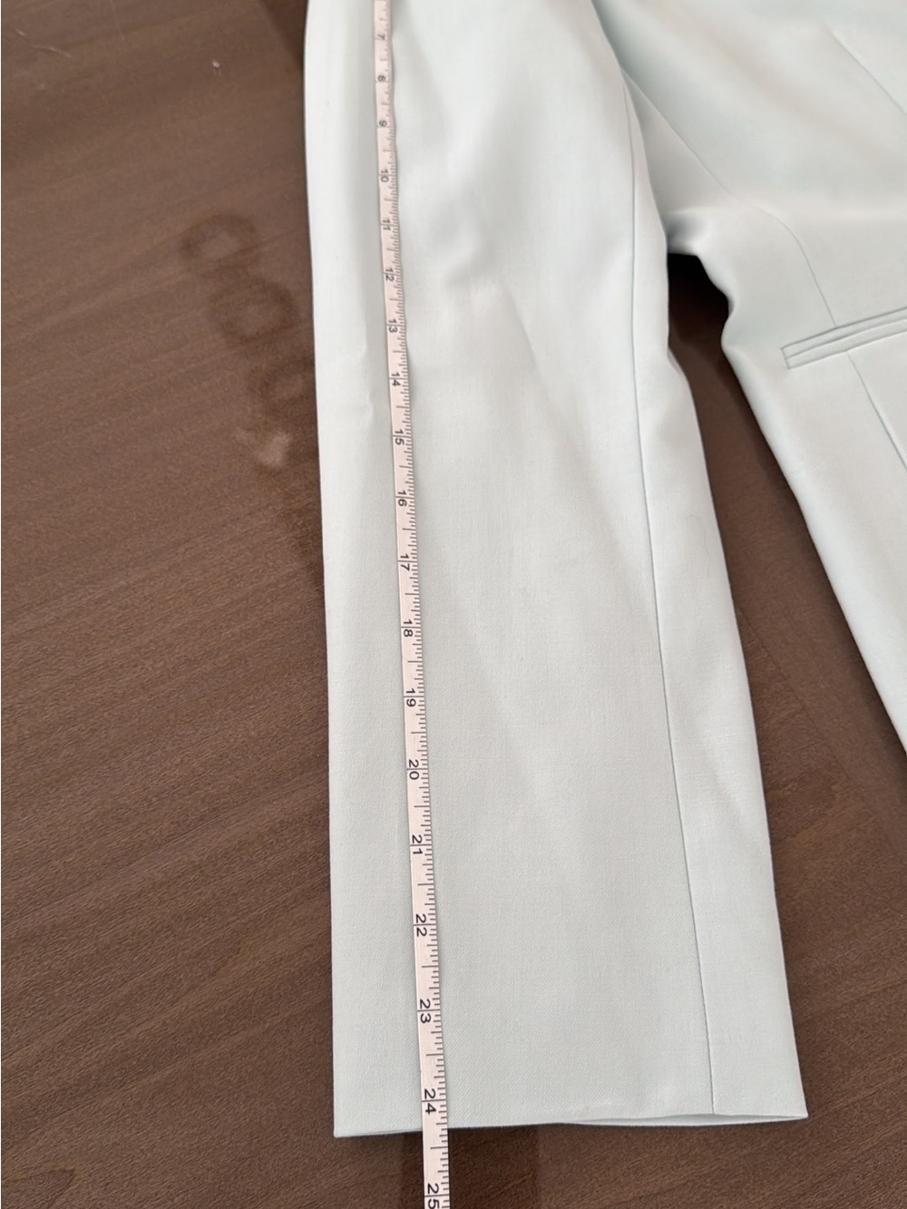 Tailored Light Blue Two-Piece Suit Blazer & Trousers blazers 10 and pants 8 - Picture 11 of 12